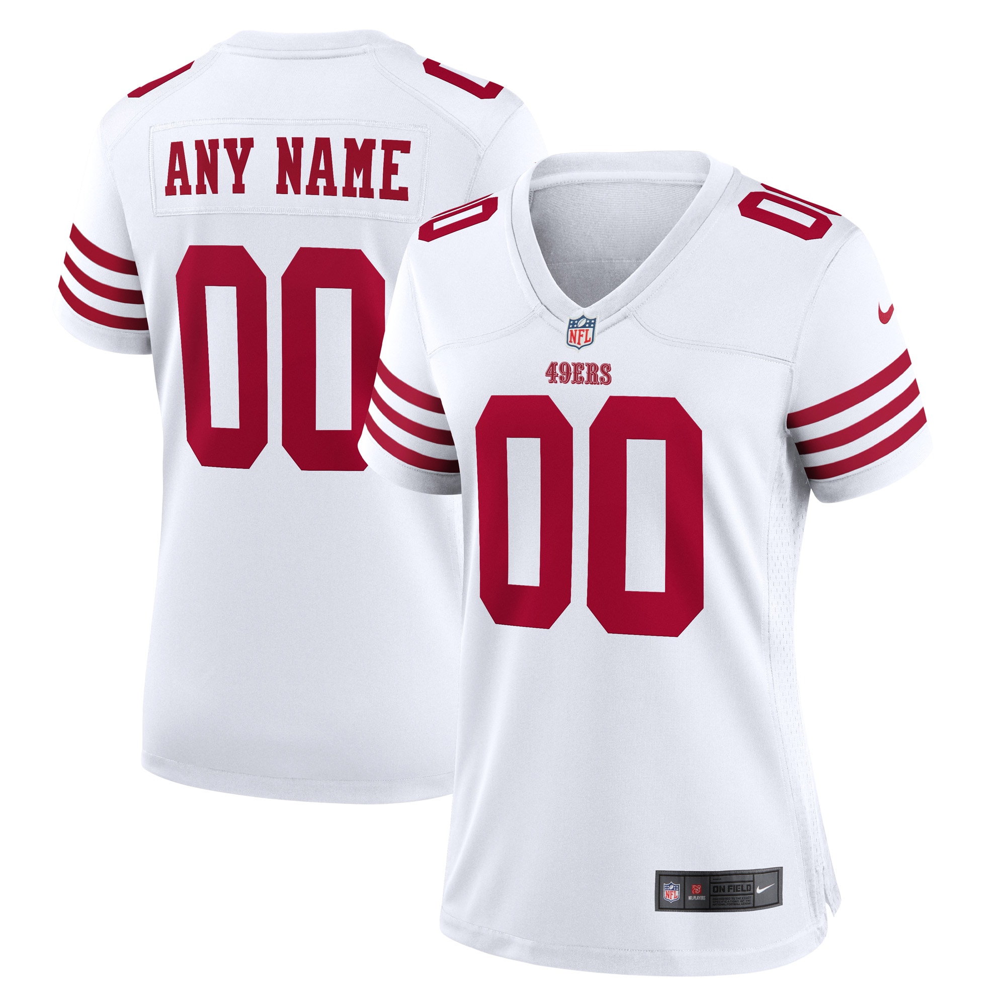 San Francisco  Nike Women's Game Custom Jersey - White