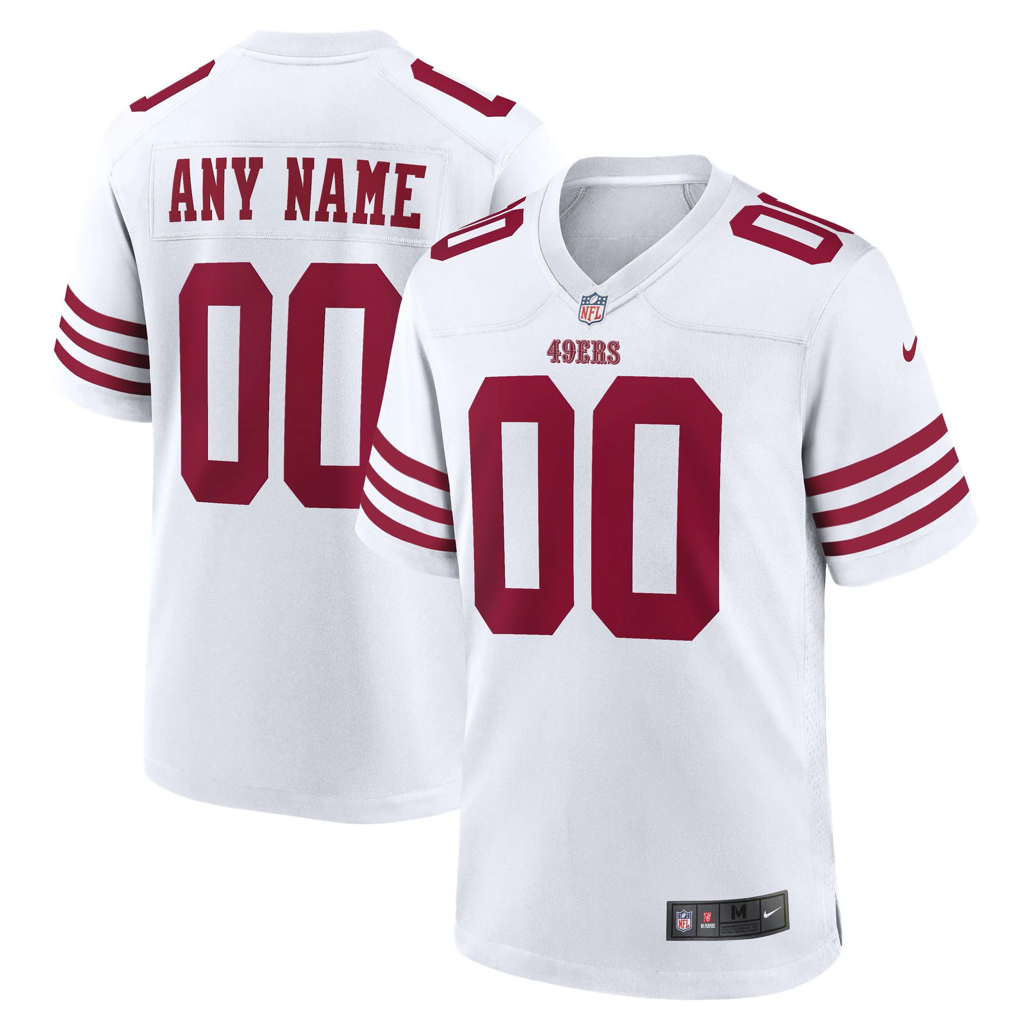 San Francisco  Nike Youth Game Custom Jersey - White