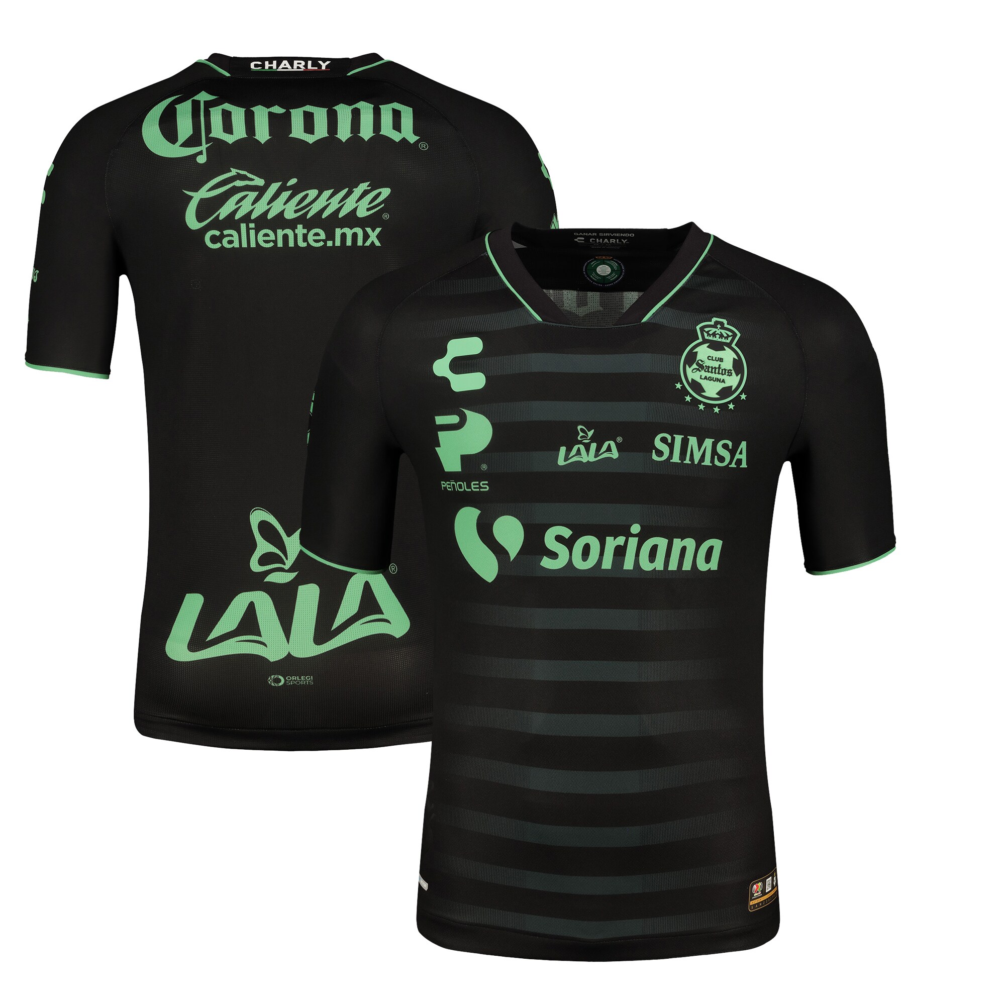 Santos Laguna Charly 2023/24 Away Authentic Jersey - Black