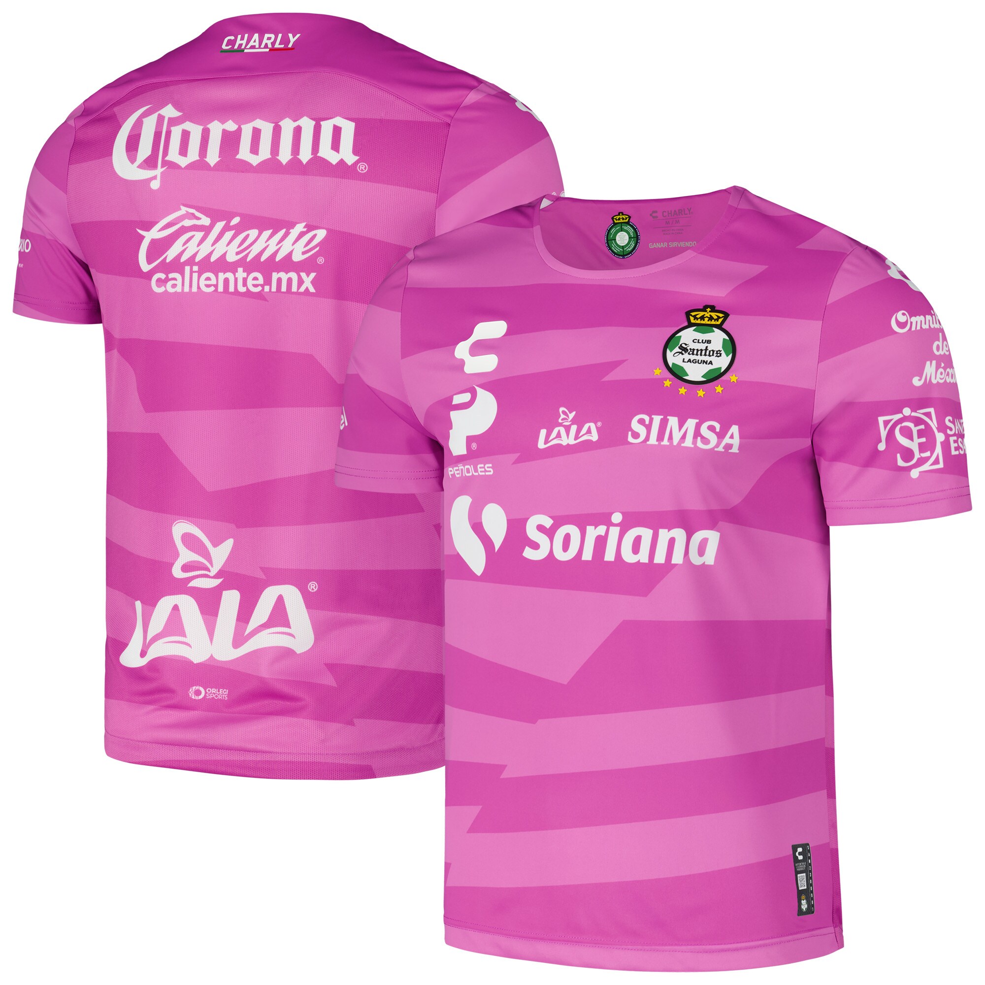 Santos Laguna Charly 2024/25 Authentic Goalkeeper Jersey - Pink