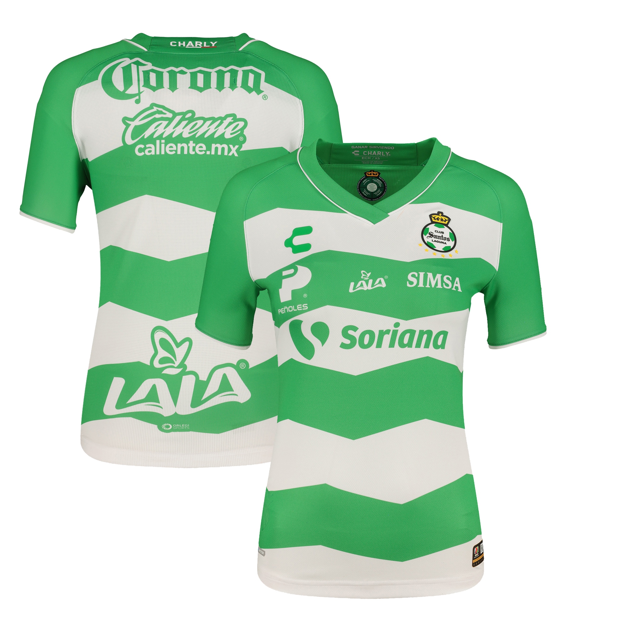 Santos Laguna Charly Women's 2023/24 Home Authentic Jersey - White