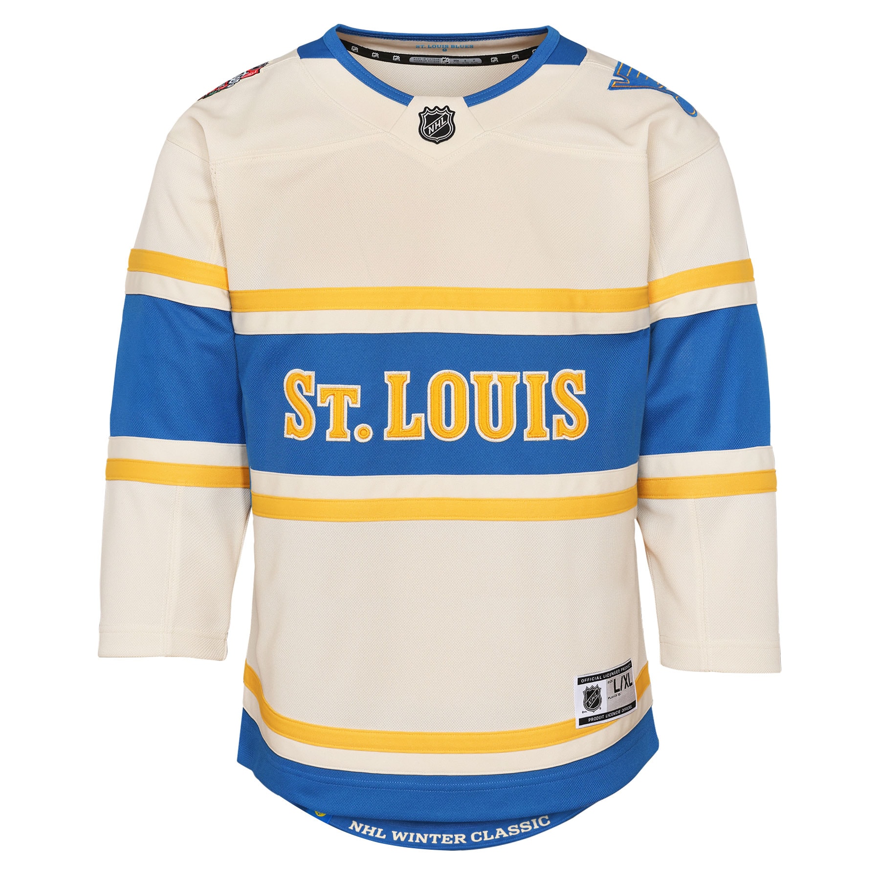  St. Louis Blues Youth 2025 NHL Winter Classic Premier Jersey - Cream