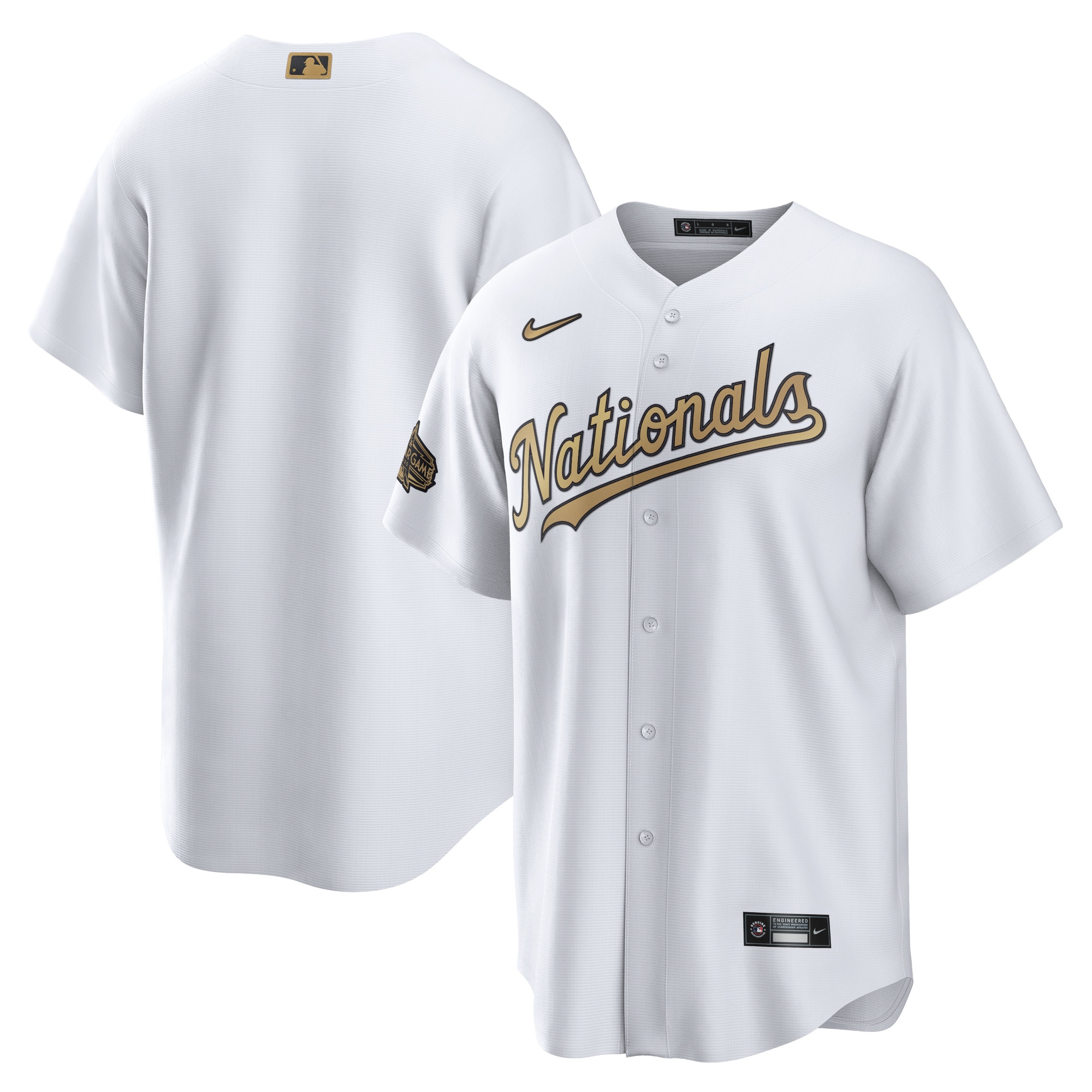 Washington Nationals Nike 2022 MLB All-Star Game Replica Blank Jersey - White