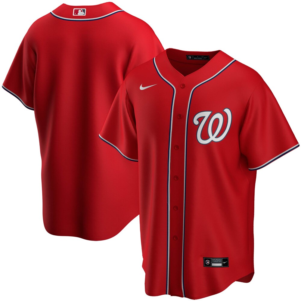 Washington Nationals Nike Alternate 2020 Team Jersey - Red Color