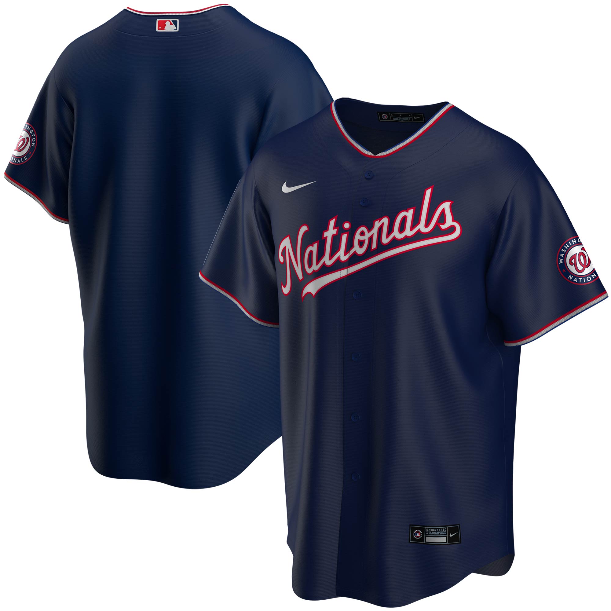 Washington Nationals Nike Alternate Replica Team Jersey - Navy
