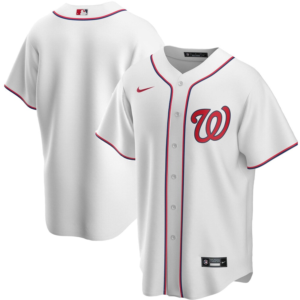 Washington Nationals Nike Home 2020 Team Jersey - White Color