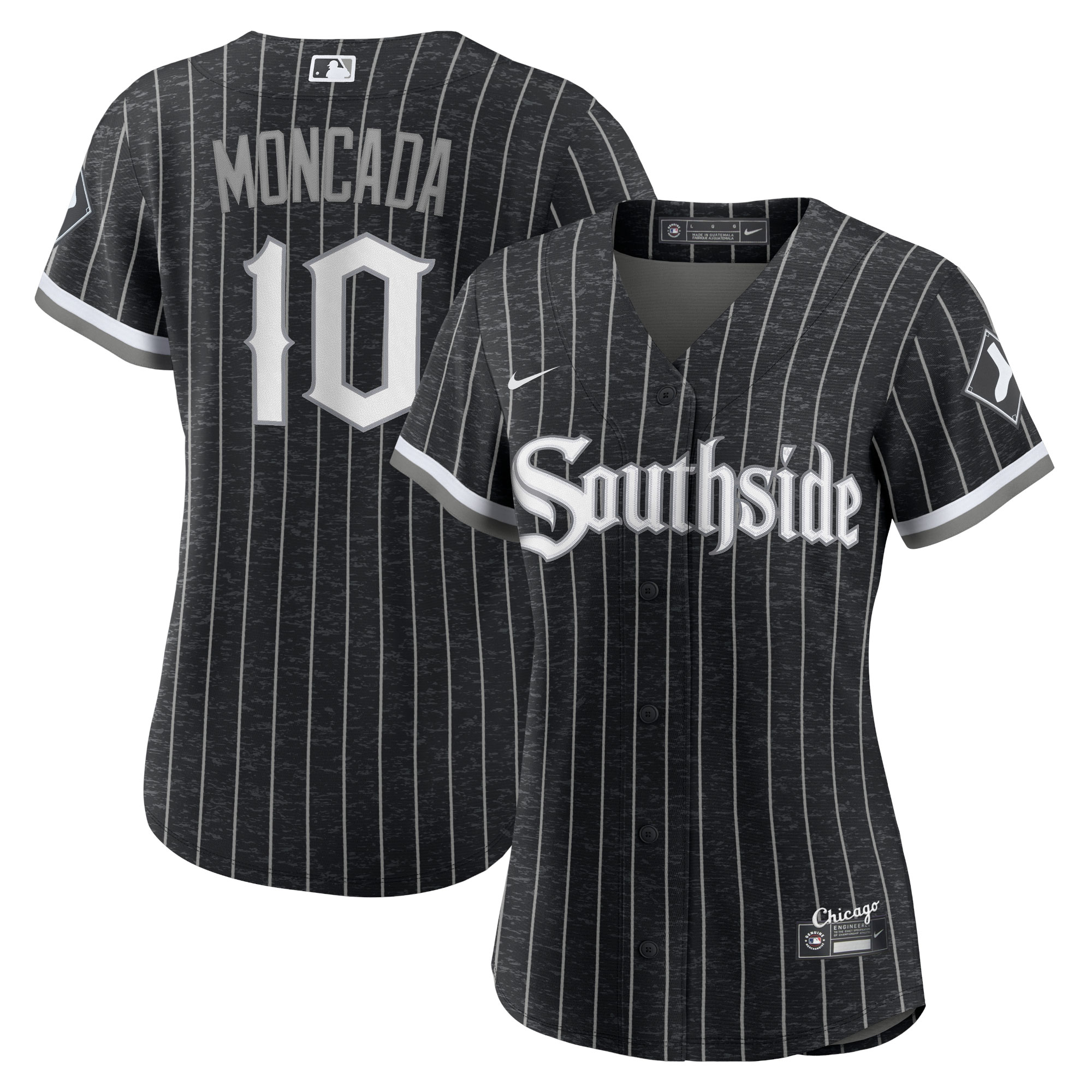 Yoan Moncada Chicago White Sox Nike Women's City Connect Replica Player Jersey - Black